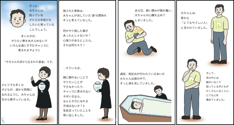 2026年 大ちゃんの涙基金の助成先公募を開始いたしました